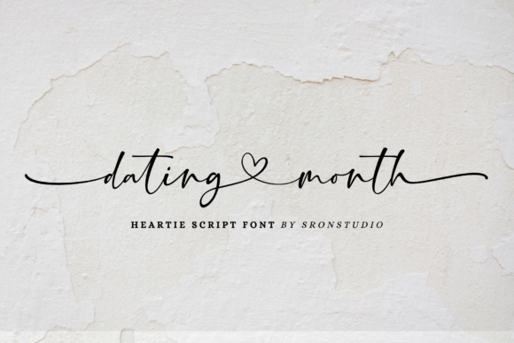 Bring Romance to Your Craft with Dating Month Font