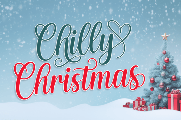 Chilly Christmas: A Playful Handwritten Font for Digital Branding