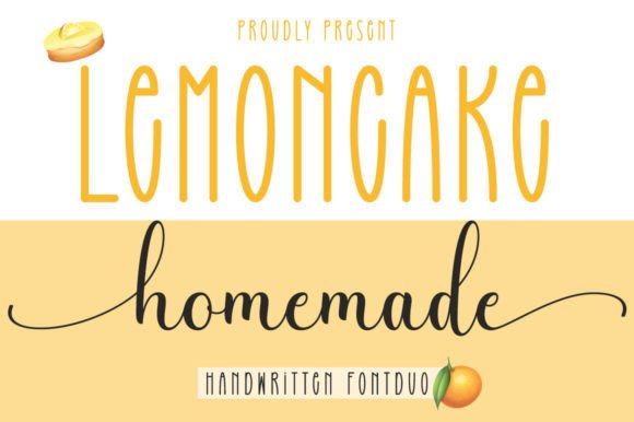 Elevate Your Campaigns with Lemoncake Homemade Duo Font