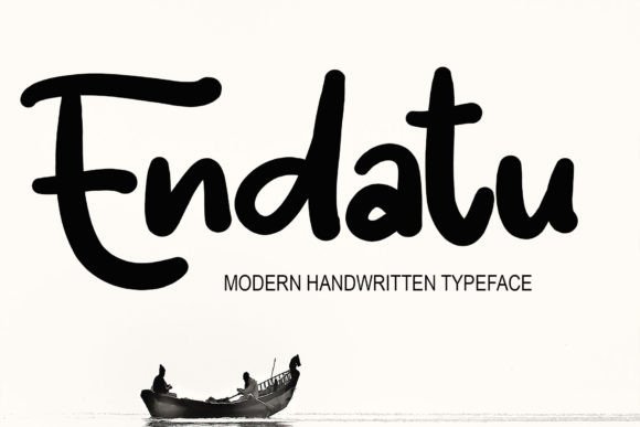 Endatu: The Handwritten Font for Modern Marketing Visuals