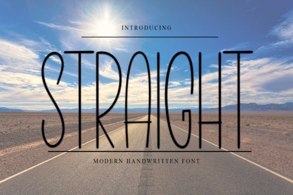Enhance Your Campaign with Straight Font's Elegance