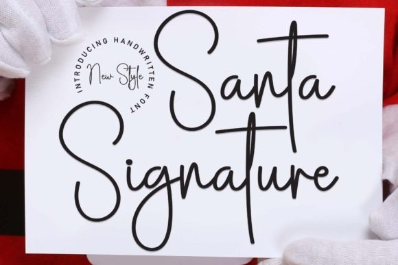 Enhance Your Holiday Campaigns with Santa Signature Font