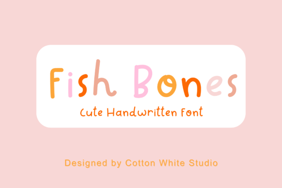 Fish Bones: The Essential Handwritten Font for Creative Products