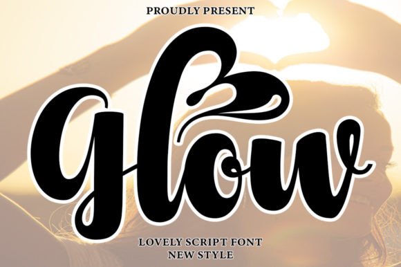 Glow: A Script Font That Brightens Digital Layouts