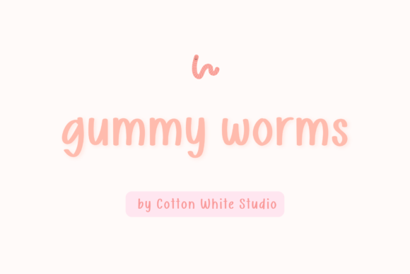 Gummy Worms: A Playful Handwriting Font for Editorial Projects