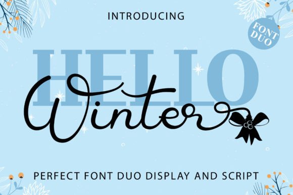 Hello Winter Duo: A Font for Friendly Digital Branding