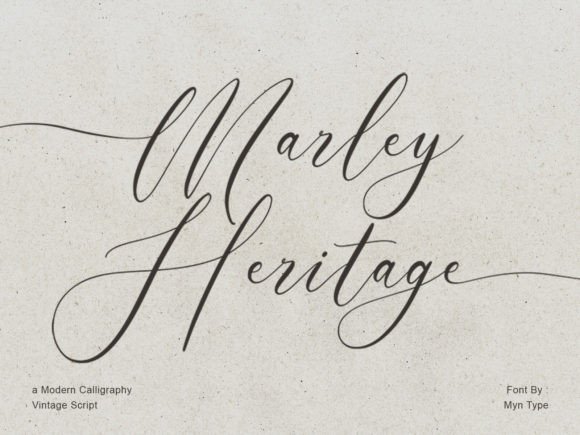 Marley Heritage: A Modern Script Font for Digital Elegance