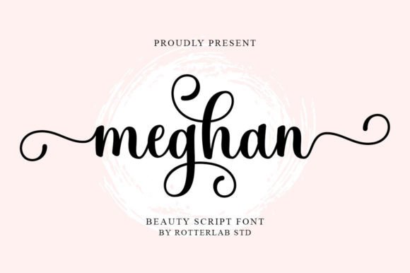 Meghan Script: The Elegant Font for Your Crafted Products