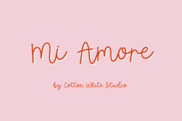 Mi Amore Font: An Elegant Script for Your Handmade Projects