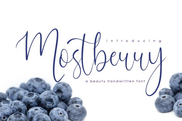 Mostberry: A Handwritten Font for Elevated Branding