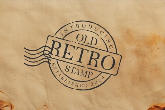 Old Retro Stamp: A Handcrafted Font That Elevates Digital Nostalgia