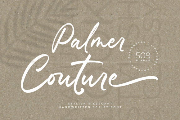 Palmer Couture Brings Elegant Typography to Web Design