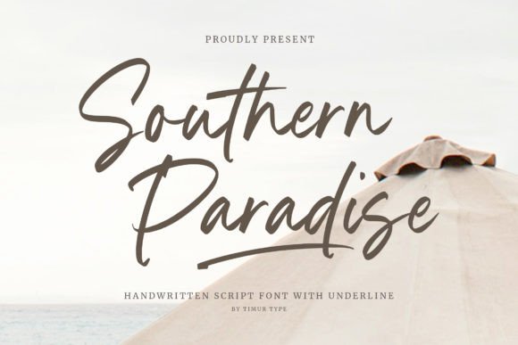 Southern Paradise: A Script Font for Thoughtful Editorial Design