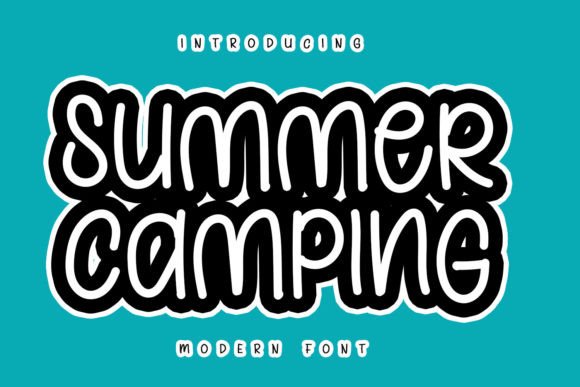 Summer Camping Font: A Typographic Tool for Editorial Expression