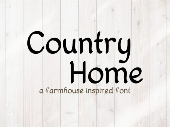 The Country Home Handwritten Font for Creators and Makers