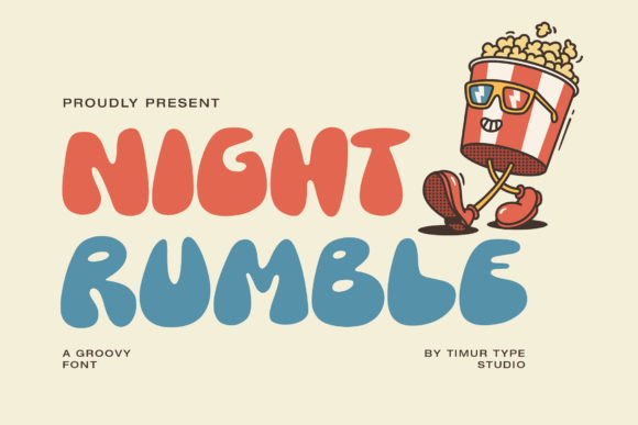 The Night Rumble Font: Adding Playful Character to Digital Design