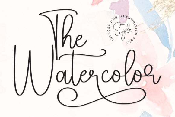 The Watercolor Font: A Handwritten Asset for Digital Design