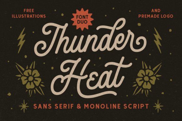 Thunder Heat Duo: A Consistent Font for Your Growing Brand