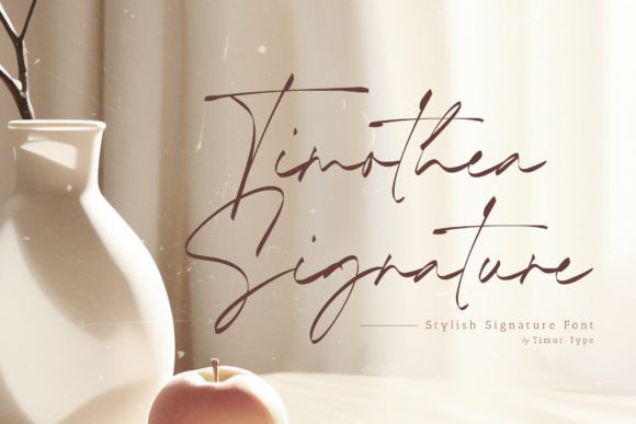 Timothea Signature: A Font for Powerful Marketing